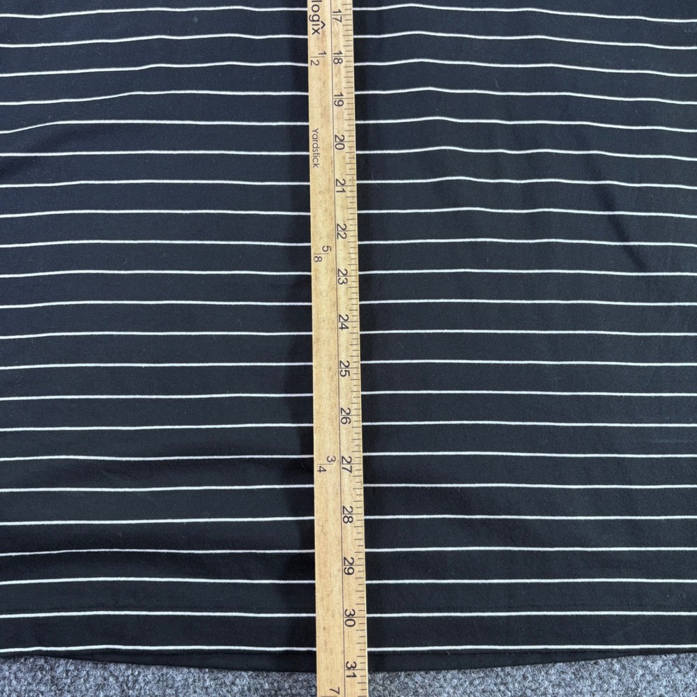 Polo Golf Ralph Lauren Polo Shirt Mens L Black Striped Pima Cotton Short Sleeve - Picture 5 of 7